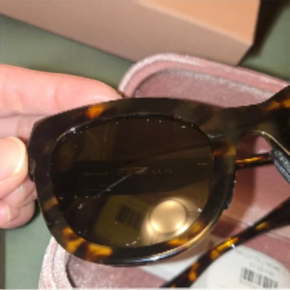 Miu Miu Sunglasses Glimpse MU 01YS 14L09Z 51-22 Honey Havana